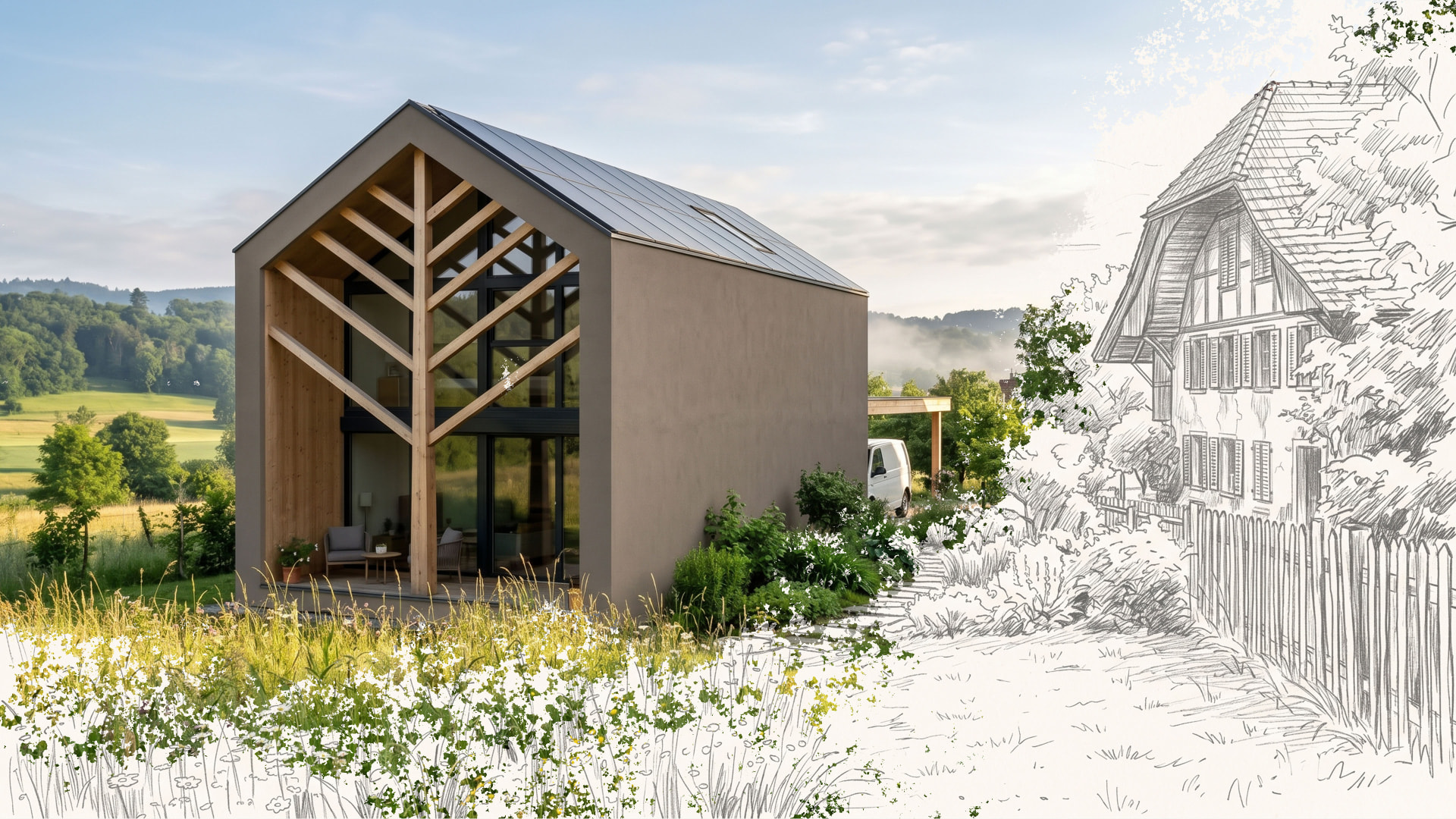 Fassade Taupe